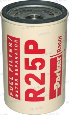 Racor R25P Spin-On Fuel Filter Element 30 Micron (Red)