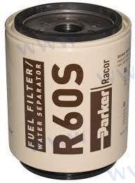 Racor R60S Spin-On Fuel Filter Element 2 Micron (Brown)